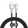 Cable de transferencia de datos Cafule Fast Charge BASEUS - USB Type-A a Lightning - 480 Mbit/s (2,4 A PD) - 1 m - negro