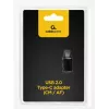 Adaptador USB 2.0 Type-C a USB Type-A GEMBIRD (CM/AF)