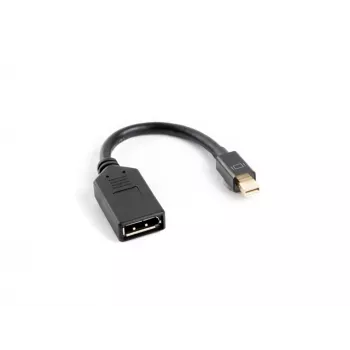 Cable DisplayPort LANBERG Mini DisplayPort - 0,12 m negro
