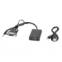 Adaptador de cable de vídeo LANBERG HDMI tipo A (estándar) VGA (D-Sub) 0,2 m negro