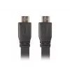 Cable HDMI LANBERG - M/m V2.0 4k plano - 1 m negro