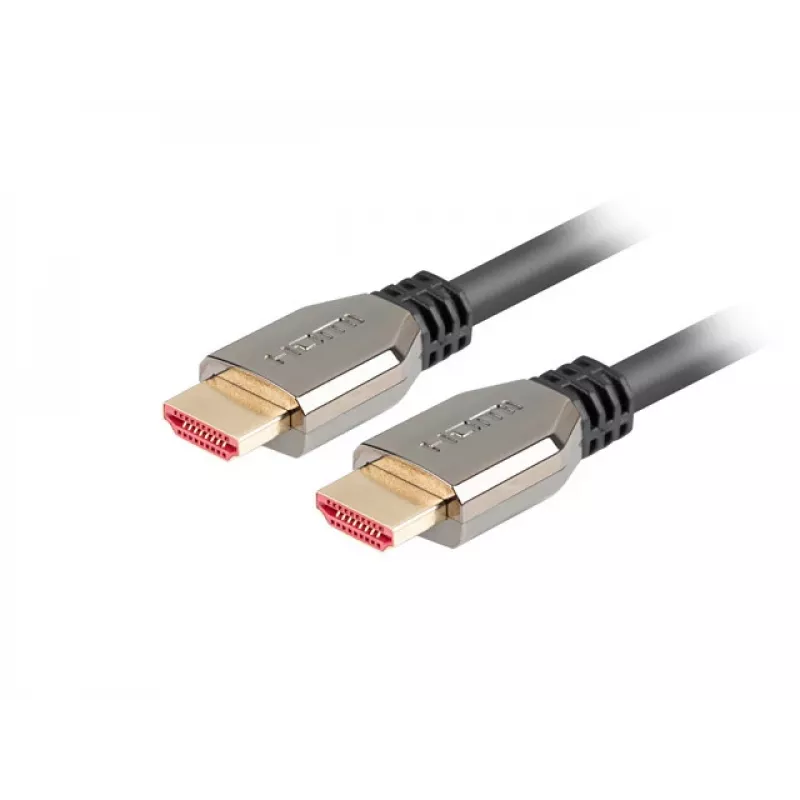 Cable HDMI LANBERG – M/m v2.1 8k 60hz – 0,5 m negro