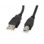 Cable LANBERG USB-a(m)->USB-b(m) 2.0 5 m negro