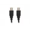 Cable LANBERG USB 3.0 USB A – 1 m negro
