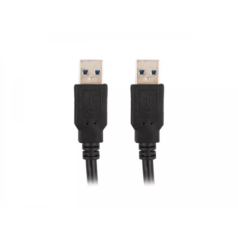 Cable LANBERG USB 3.0 USB A – 1 m negro