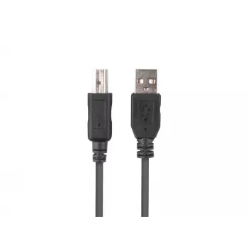 Cable LANBERG USB-A(m)->USB-B(m) 2.0 1 m negro con ferrita, caja