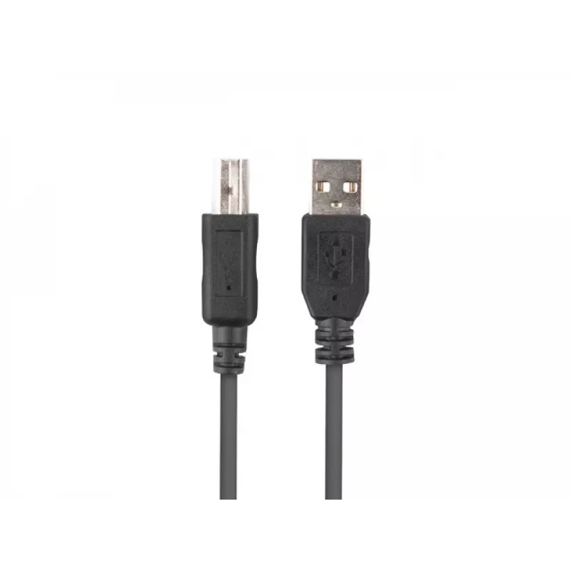 Cable LANBERG USB-A(m)->USB-B(m) 2.0 1 m negro con ferrita, caja
