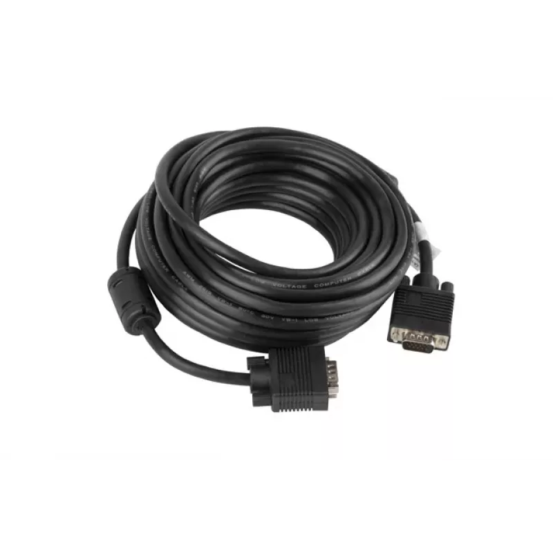 Cable VGA LANBERG VGA (D-Sub) – 10 m negro