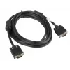 Cable VGA LANBERG M/m, doble apantallado, ferrita, 3 m, negro