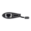Trust Dalyx 23775 adaptador multipuerto USB-C 7 en 1, USB-C 3.2, HDMI, RJ-45 Gigabit Ethernet, lector SD/microSD, plateado
