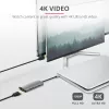 Trust Dalyx 23775 adaptador multipuerto USB-C 7 en 1, USB-C 3.2, HDMI, RJ-45 Gigabit Ethernet, lector SD/microSD, plateado