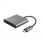 Trust Dalyx USB 3.2 Gen 1 (3.1 Gen 1) Type-C aluminio, negro