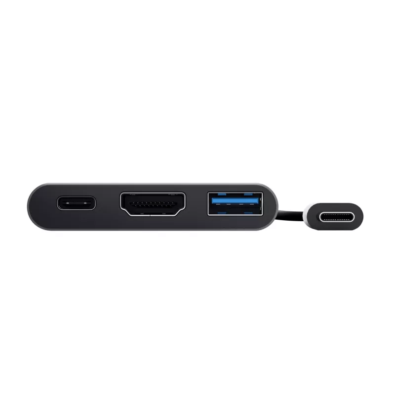 Trust Dalyx USB 3.2 Gen 1 (3.1 Gen 1) Type-C aluminio, negro