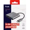 Trust Dalyx USB 3.2 Gen 1 (3.1 Gen 1) Type-C aluminio, negro