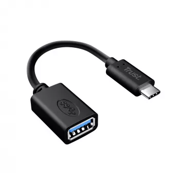 Cable USB Trust 20967 0,09 m USB C USB A negro