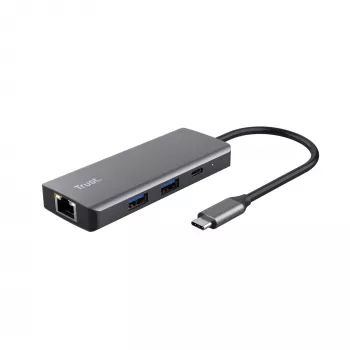 Trust Dalyx USB Type-C 1000 Mbit/s plateado