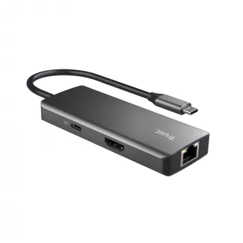 Trust Dalyx USB Type-C 1000 Mbit/s plateado
