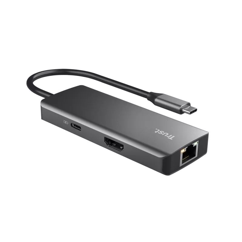 Trust Dalyx USB Type-C 1000 Mbit/s plateado