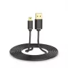 Cable USB UGREEN 10385 Mini-USB 480 Mbit/s 1,5 m negro, carga rápida