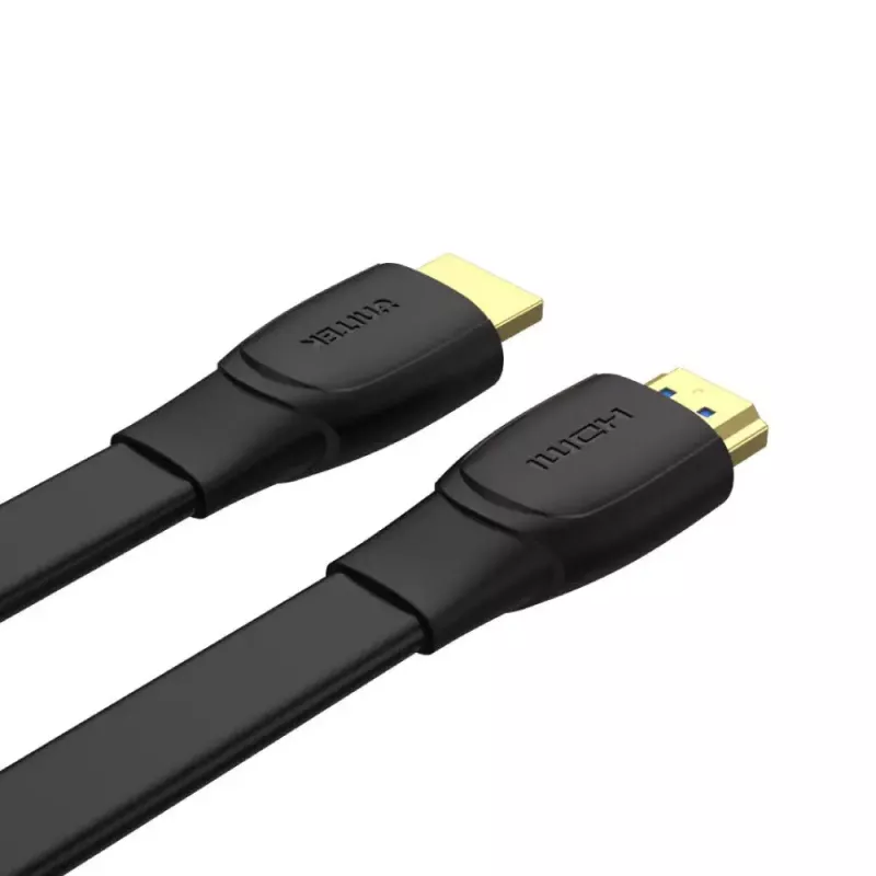 Cable HDMI Unitek C11063BK-2M 2 m, HDMI 2.0, 18 Gbit/s, 4K@60Hz, ARC, plano negro