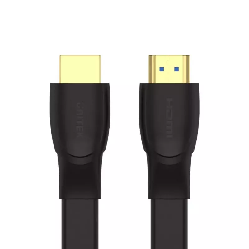 Cable HDMI Unitek C11063BK-2M 2 m, HDMI 2.0, 18 Gbit/s, 4K@60Hz, ARC, plano negro