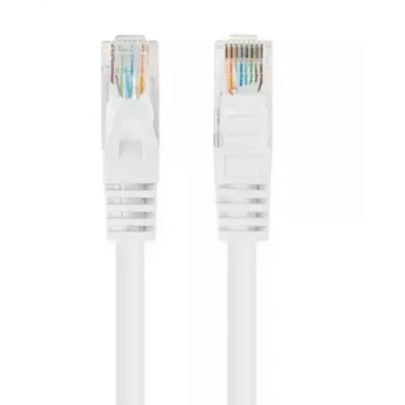 Lanberg PCU6-20CC-0100-W Cable de red Cat6 U/UTP, 1 m, blanco, 10 unidades