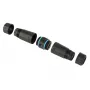 Adaptador de cambio de género Techly IWP-MD C6-IP68T RJ-45 negro