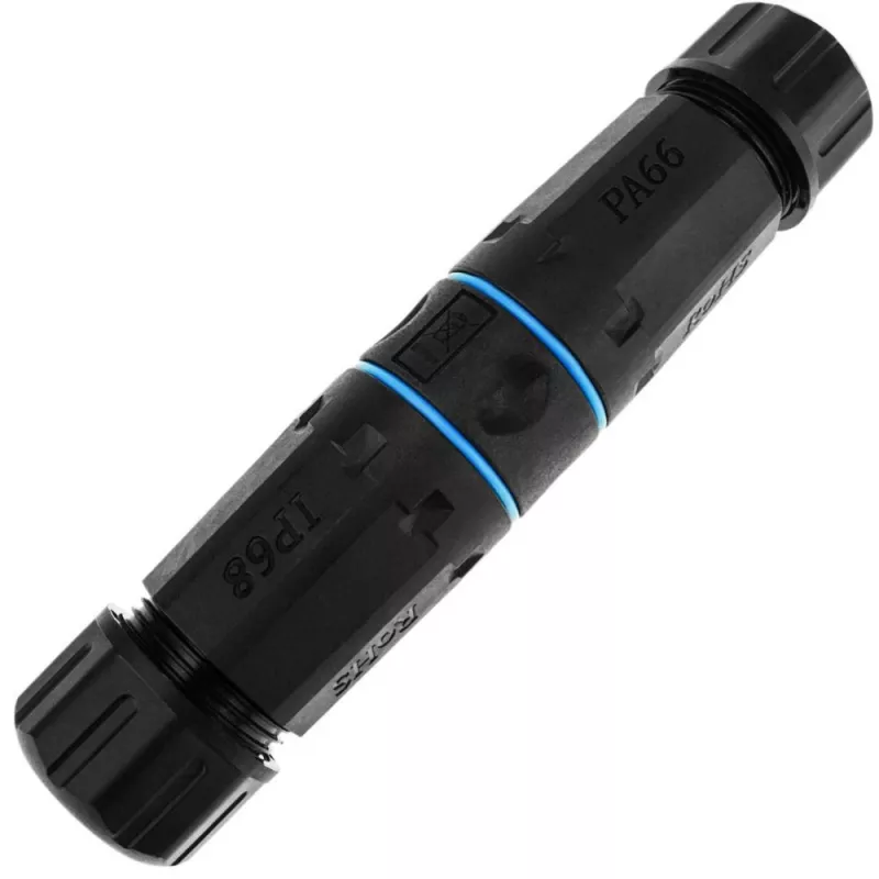 Adaptador de cambio de género Techly IWP-MD C6-IP68T RJ-45 negro
