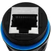 Adaptador de cambio de género Techly IWP-MD C6-IP68T RJ-45 negro