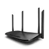 Router módem VDSL/ADSL inalámbrico TP-Link AC1200, Wi-Fi 5 (802.11ac), doble banda (2,4 GHz / 5 GHz), Ethernet LAN, VDSL2, negro, router de sobremesa