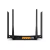 Router módem VDSL/ADSL inalámbrico TP-Link AC1200, Wi-Fi 5 (802.11ac), doble banda (2,4 GHz / 5 GHz), Ethernet LAN, VDSL2, negro, router de sobremesa