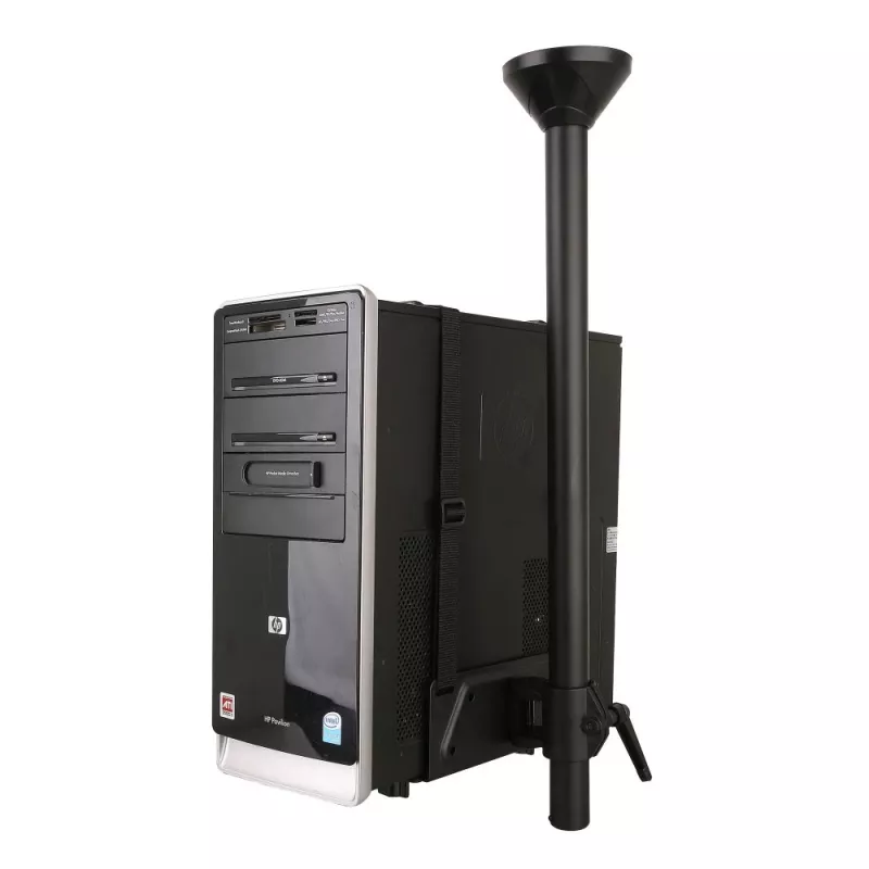 Soporte de CPU Techly ICA-CS 63 soporte de CPU para montaje en mesa negro