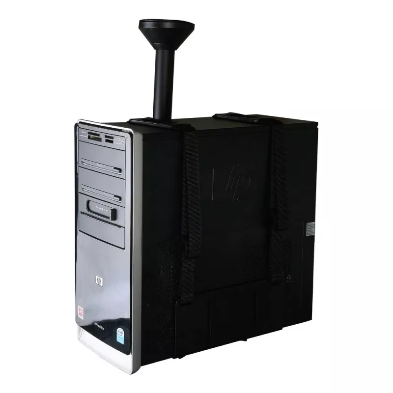 Soporte de CPU Techly ICA-CS 63 soporte de CPU para montaje en mesa negro