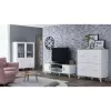 Cama Meble LOTTA 110 4D aparador, blanco + roble Sonoma