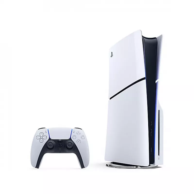 Sony PlayStation 5 (grupo de modelos - Slim), PlayStation 5, negro, blanco, 16384 MB, GDDR6, 448 GB/s, AMD