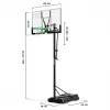 Canasta de baloncesto Salta Center 5133 – altura ajustable, diseño robusto