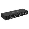 Conmutador KVM Techly IDATA DP-KVM2 negro