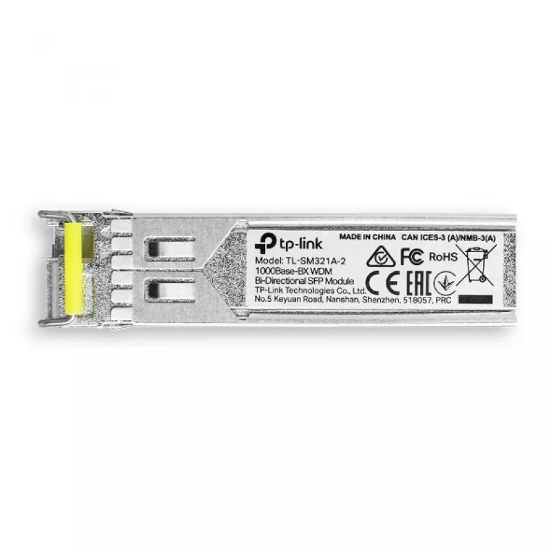 Módulo SFP bidireccional WDM monomodo Gigabit TP-Link, fibra óptica, 1250 Mbit/s, SFP, LC (UPC), 9/125 µm, BX