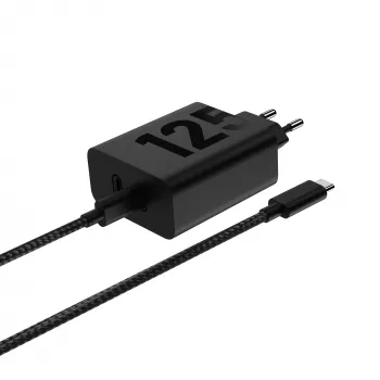 Cargador Motorola TurboPower 125W Duo universal negro de carga rápida CA para interiores