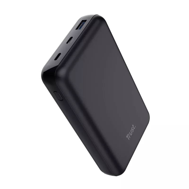 Trust Laro - batería externa - 20000 mAh - 100 vatios - 5 A - QC 3,0, Power Delivery 3,0 + PPS - 3 puertos de salida (4 pin USB Type A (QC 3,0), 2 x 24-