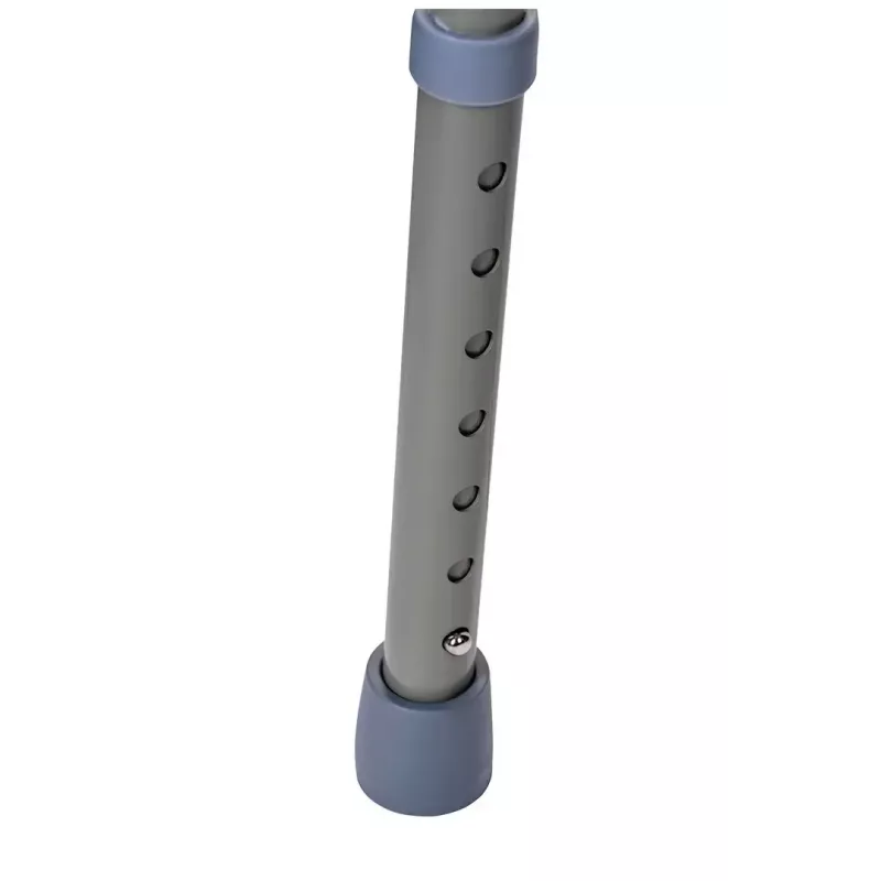 Silla de inodoro plegable ActionMed KT100AM — estructura de polietileno, altura ajustable, cubo de 5 l, peso máximo usuario 120 kg