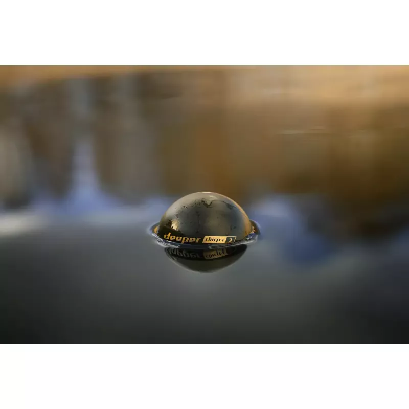 Sonda de pesca portátil deeper Smart Sonar CHIRP+3 Wi‑Fi — sonar inalámbrico lanzable, profundidad máx. 100 m, ángulo de cono 47°/20°/7°, Wi‑Fi, GPS/GLONASS