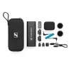 Sennheiser PROFILE WIRELESS set de micrófonos inalámbricos de 2 canales, 2,4 GHz, 2 micrófonos de clip, estuche de carga, funda