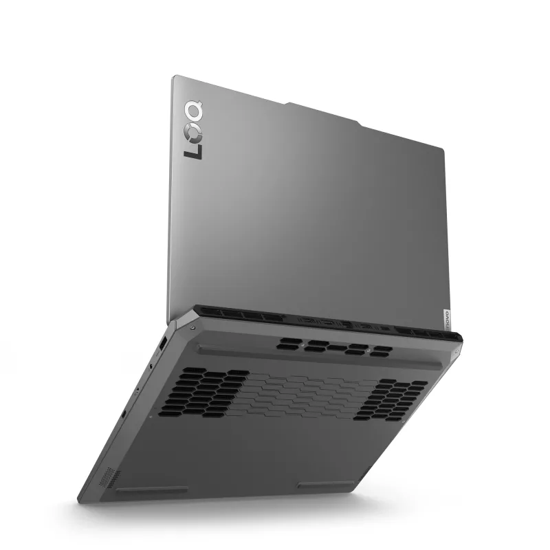 Lenovo LOQ 15ARP9 AMD Ryzen™ 5 7235HS portátil 39,6 cm (15,6 inch) Full HD 16 GB DDR5-SDRAM 512 GB SSD NVIDIA GeForce RTX 3050 Wi-Fi 6 (802.11ax) Gris