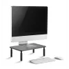 Soporte de monitor de sobremesa GEMBIRD MS-TABLE-01 – una pantalla, capacidad 20 kg, negro, ajuste manual de altura 100–140 mm