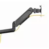 Soporte para monitor GEMBIRD MA-DA3-01 pinza de mesa/pasacables de 3 brazos para hasta 3×27