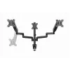 Soporte para monitor GEMBIRD MA-DA3-01 pinza de mesa/pasacables de 3 brazos para hasta 3×27
