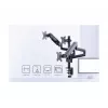 Soporte para monitor GEMBIRD MA-DA3-01 pinza de mesa/pasacables de 3 brazos para hasta 3×27