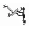 Soporte para monitor GEMBIRD MA-DA3-01 pinza de mesa/pasacables de 3 brazos para hasta 3×27
