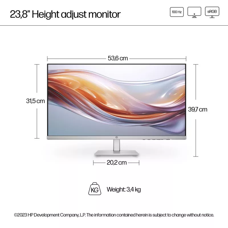 HP Monitor de sobremesa - Series 5 524sh - 24